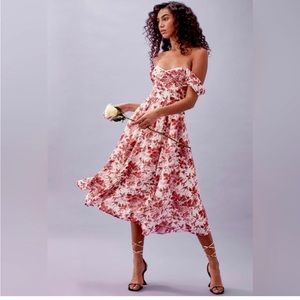 NEW Reformation Violet Dress - Floral